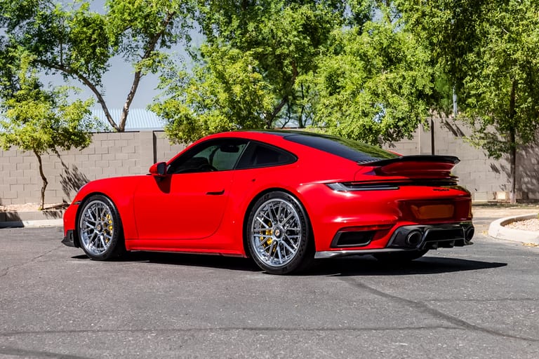 Porsche 911 Turbo S on Savini SV65SL Chrome