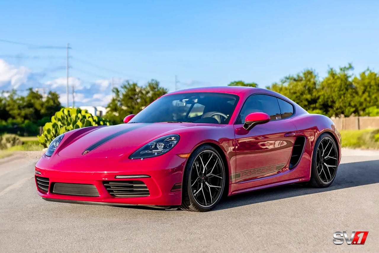 PORSCHE 718 CAYMAN on Savini forged wheels