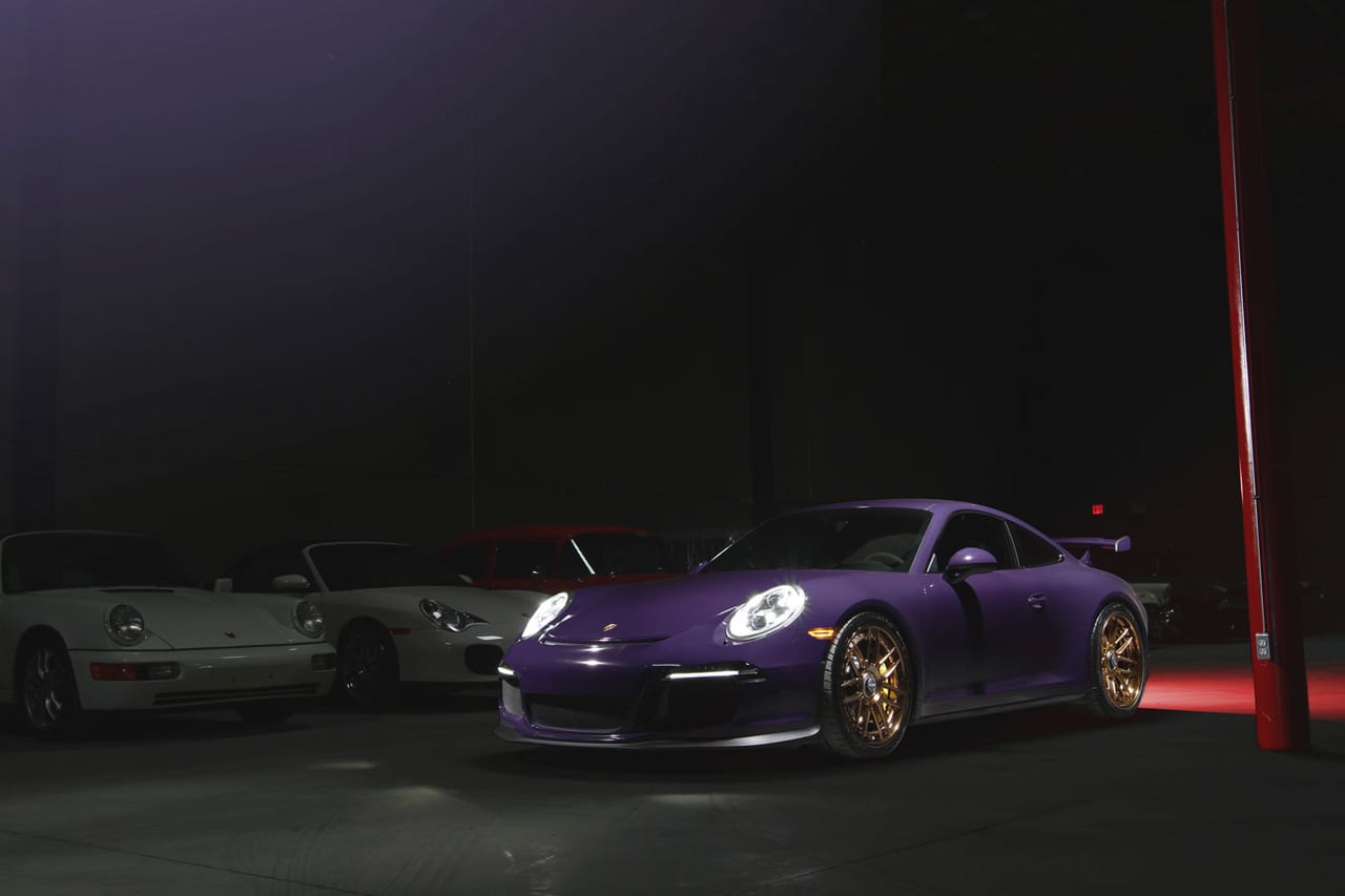 Porsche GT3 on Savini SV63L in Polished Bronze