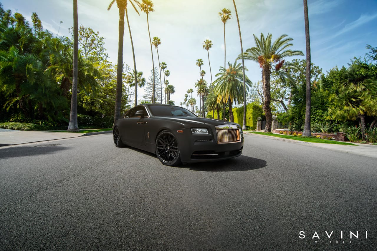 ROLLS-ROYCE WRAITH on Savini forged wheels