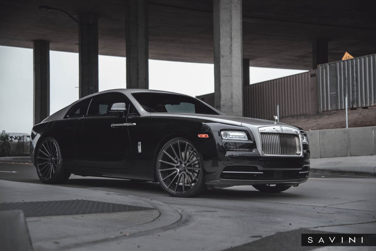 ROLLS-ROYCE WRAITH on Savini forged wheels