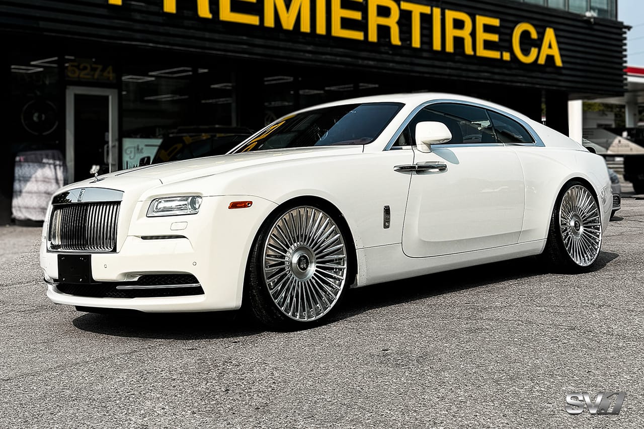 ROLLS ROYCE WRAITH on Savini forged wheels