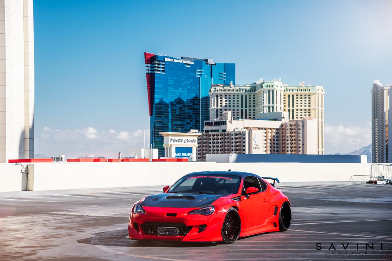 SUBARU BRZ on Savini forged wheels