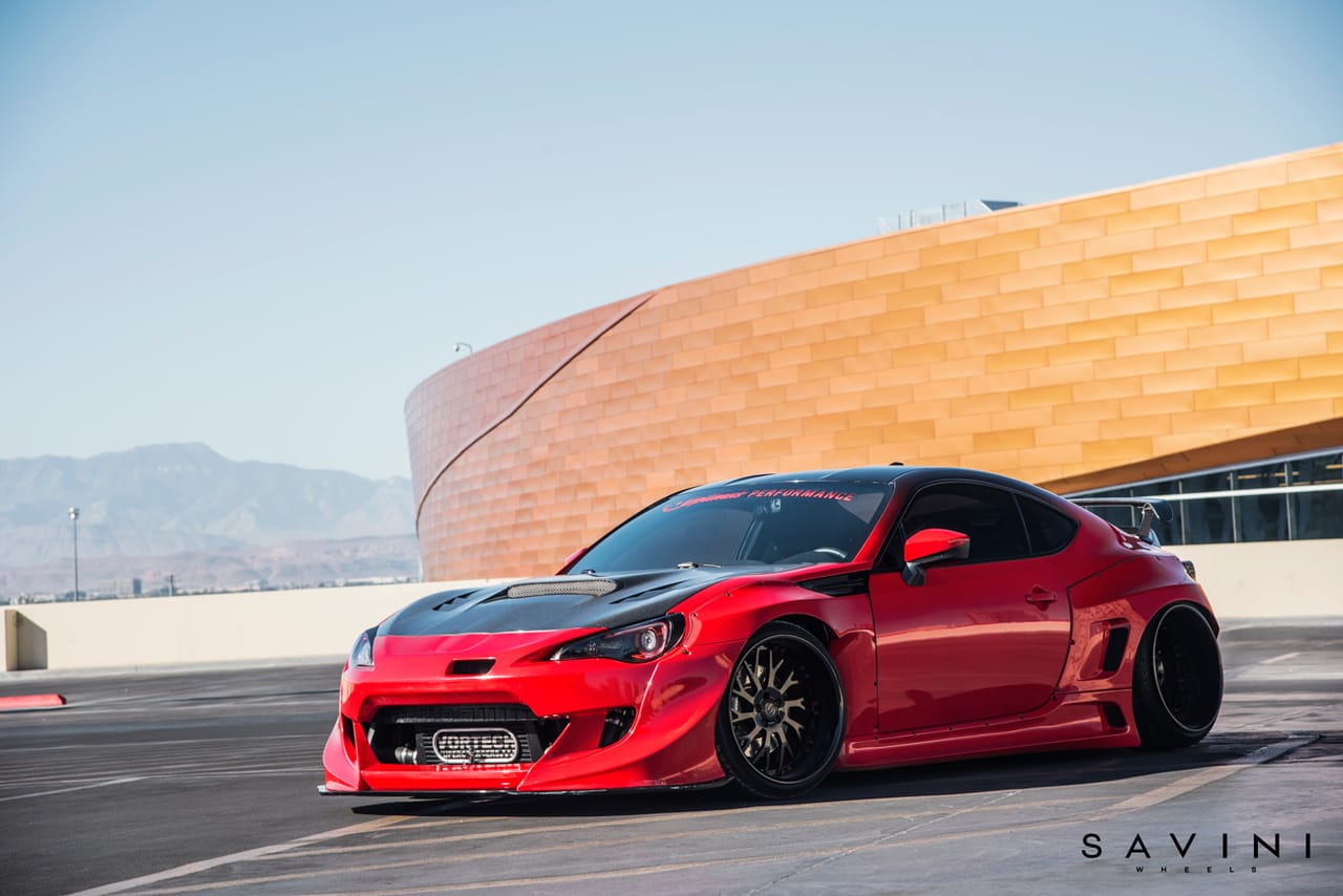 SUBARU BRZ on Savini forged wheels
