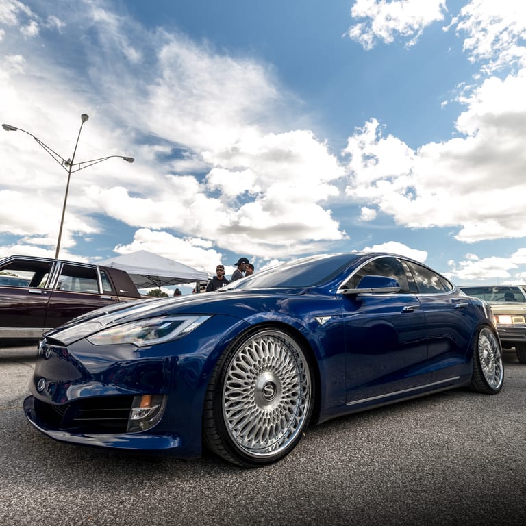 TESLA MODEL S on Savini forged wheels