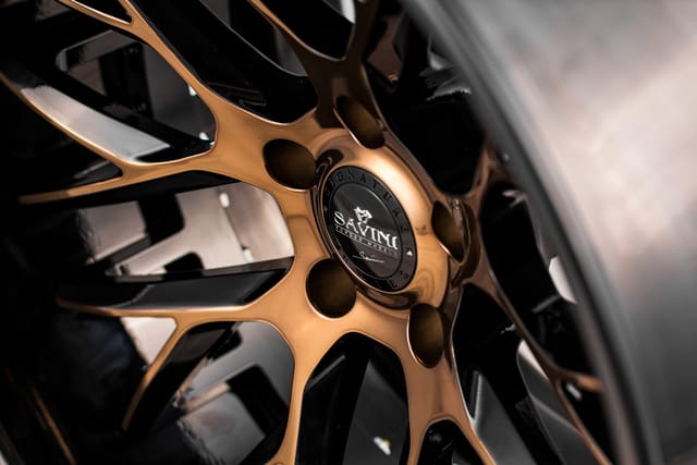 Black High Polish Bronze finish on the Savini SV65 XC forged wheel