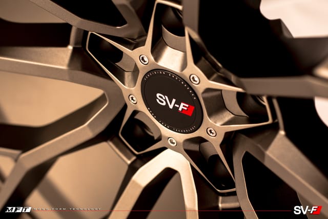 Matte Bronze finish on the Savini SV-F2 Matte Bronze forged wheel