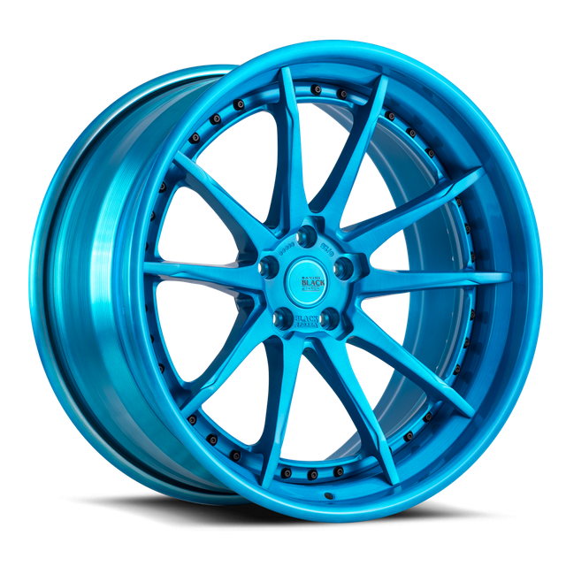 Savini BM12L · brushed blue · angle 04