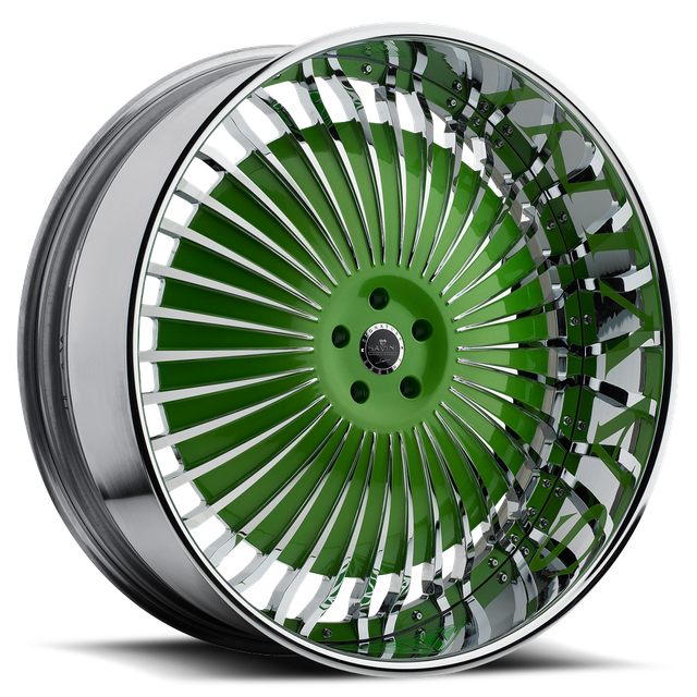 Savini Marconi · chrome with green accents