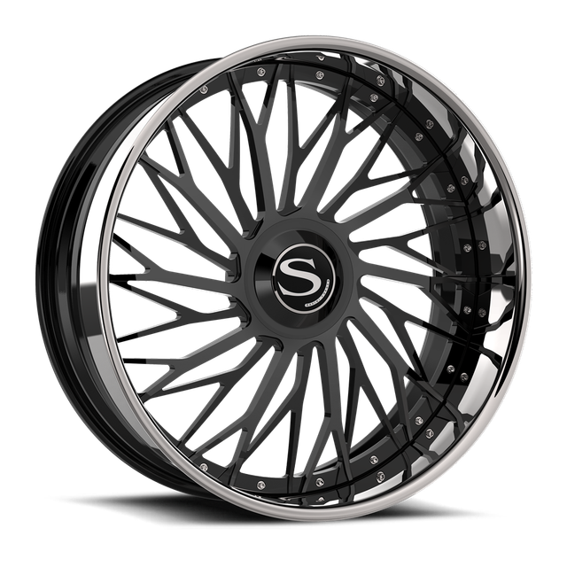 Savini SD-60 · gloss black with chrome lip