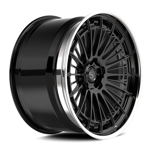 Savini SP-1L · hyperion sp 1 gloss black with chrome lip · angle 02