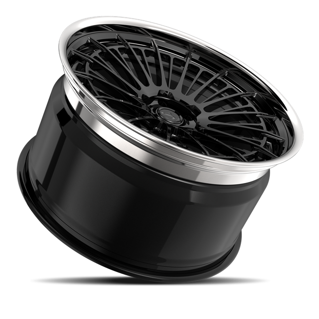 Savini SP-1L · hyperion sp 1 gloss black with chrome lip · angle 03
