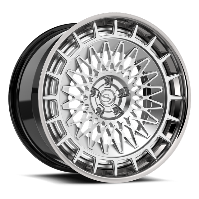 Savini SP-11L · hyperion sp 11 brushed with chrome lip · angle 01