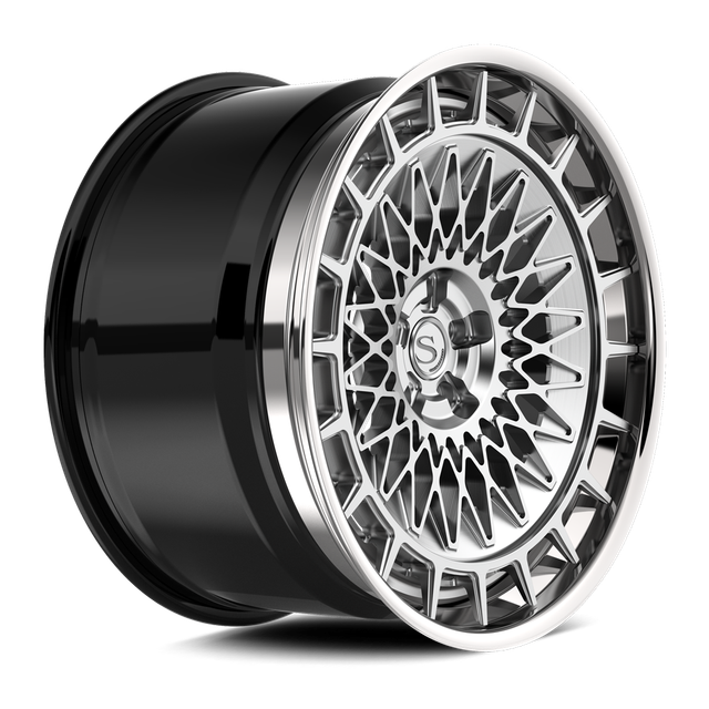 Savini SP-11L · hyperion sp 11 brushed with chrome lip · angle 02
