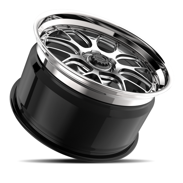 Savini SP-13L · hyperion sp 13 brushed with chrome lip · angle 03