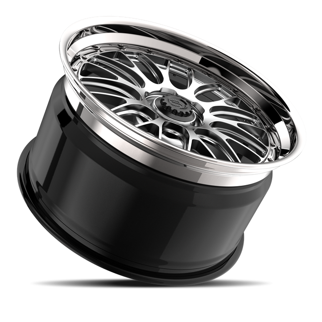 Savini SP-14L · hyperion sp 14 brushed with chrome lip · angle 03