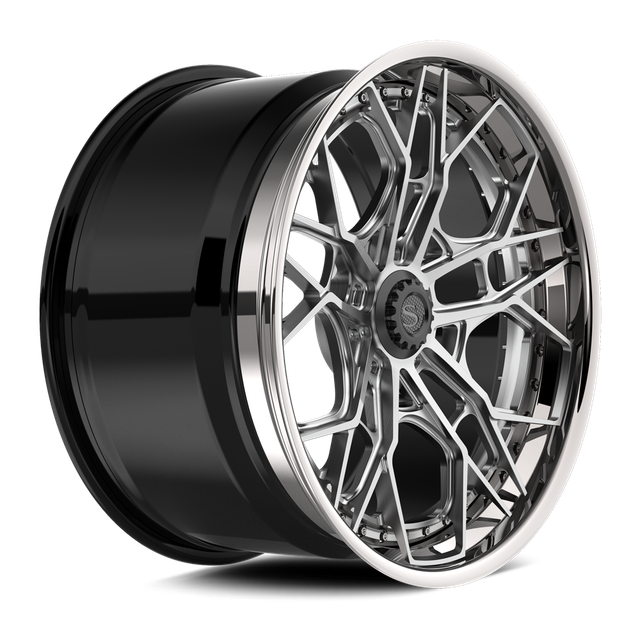 Savini SP-15L · hyperion sp 15 brushed with chrome lip · angle 02
