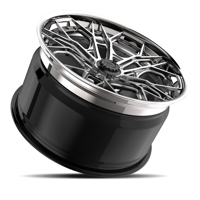 Savini SP-15L · hyperion sp 15 brushed with chrome lip · angle 03