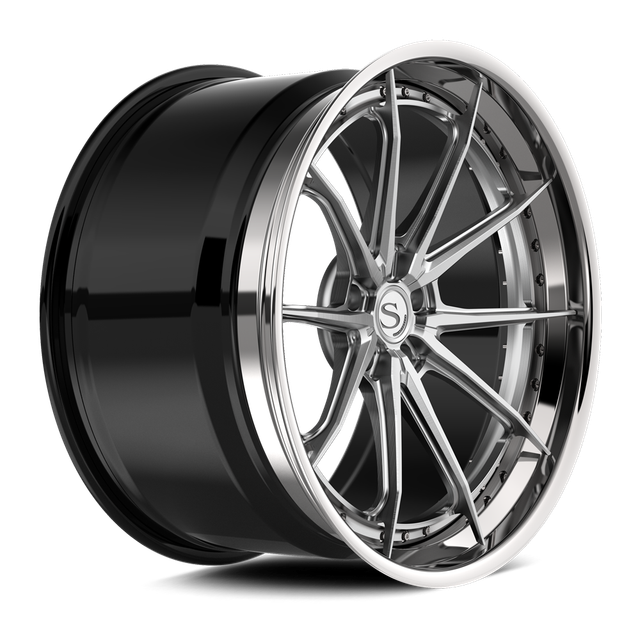 Savini SP-17L · hyperion sp 17 brushed with chrome lip · angle 02