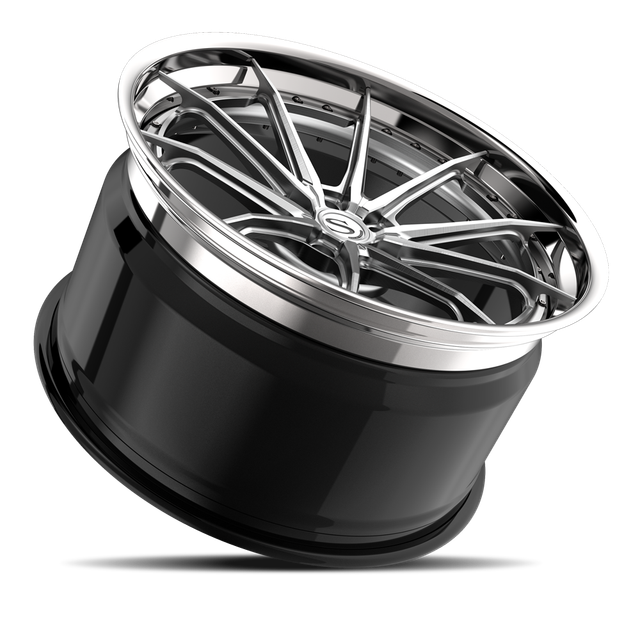 Savini SP-17L · hyperion sp 17 brushed with chrome lip · angle 03
