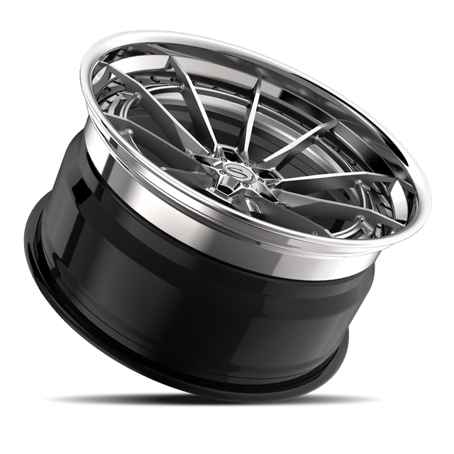 Savini SP-18L · hyperion sp 18 brushed with chrome lip · angle 03