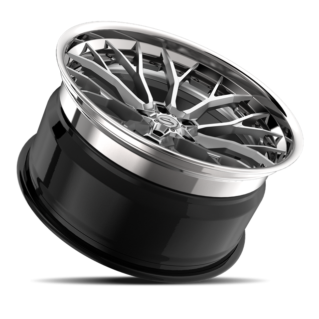 Savini SP-19L · hyperion sp 19 brushed with chrome lip · angle 03