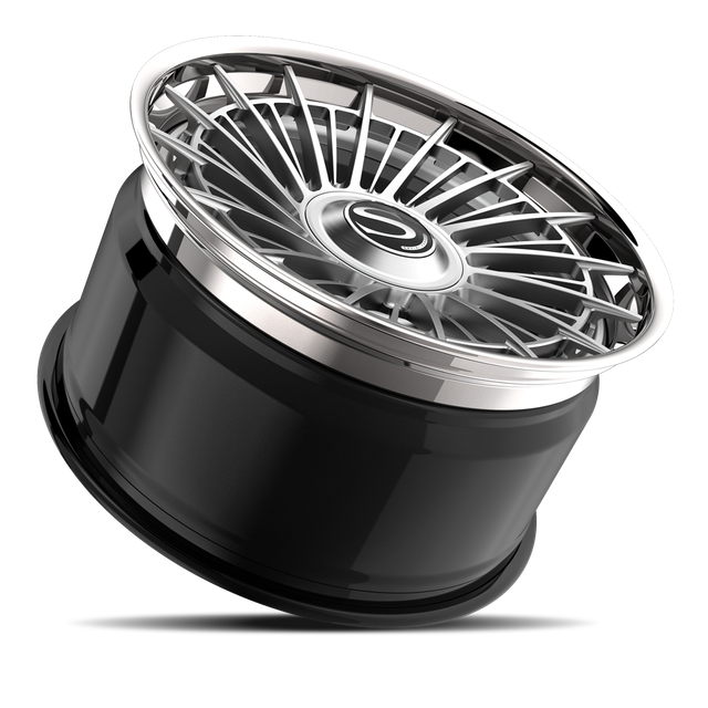 Savini SP-2L · hyperion sp 2 brushed with chrome lip · angle 03