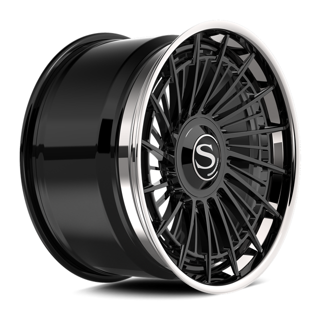 Savini SP-2L · hyperion sp 2 gloss black with chrome lip · angle 02