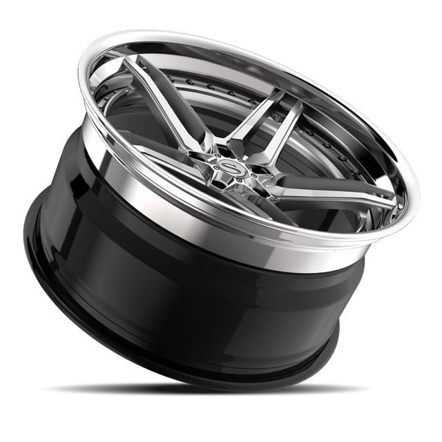 Savini SP-20L · hyperion sp 20 brushed with chrome lip · angle 03