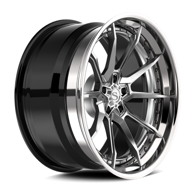 Savini SP-21L · hyperion sp 21 brushed with chrome lip · angle 02