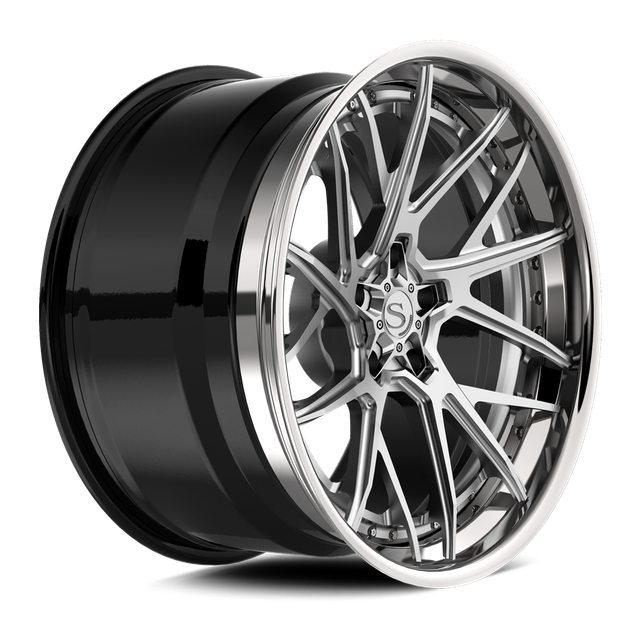 Savini SP-23L · hyperion sp 23 brushed with chrome lip · angle 02