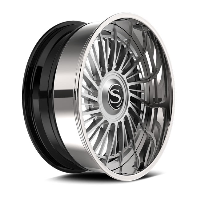 Savini SV94 · hyperion sp 2s brushed with chrome lip · angle 02