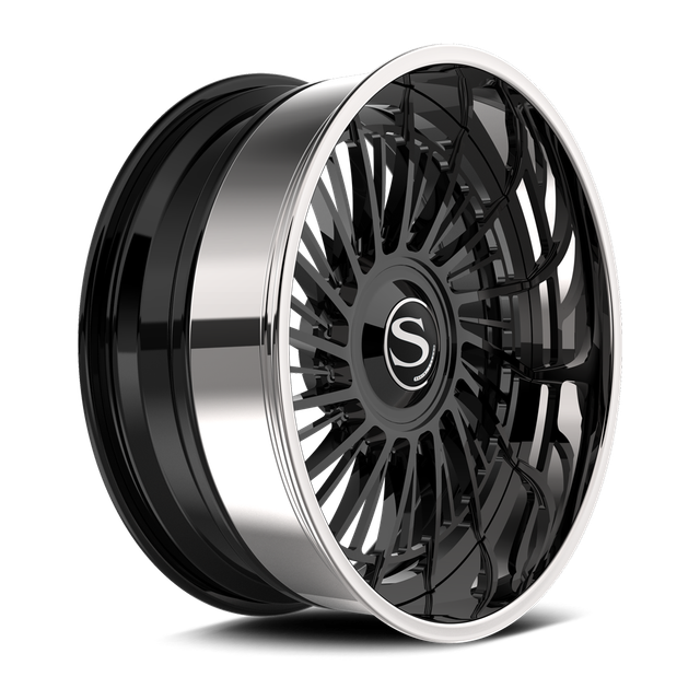 Savini SV94 · hyperion sp 2s gloss black with chrome lip · angle 02
