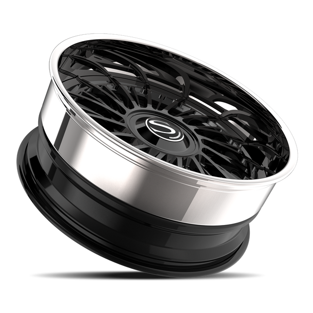 Savini SV94 · hyperion sp 2s gloss black with chrome lip · angle 03