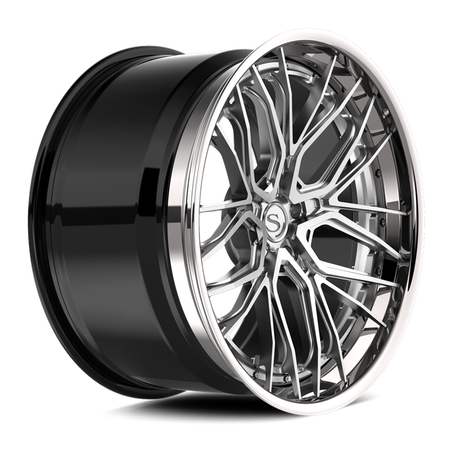 Savini SP-4L · hyperion sp 4 brushed with chrome lip · angle 02