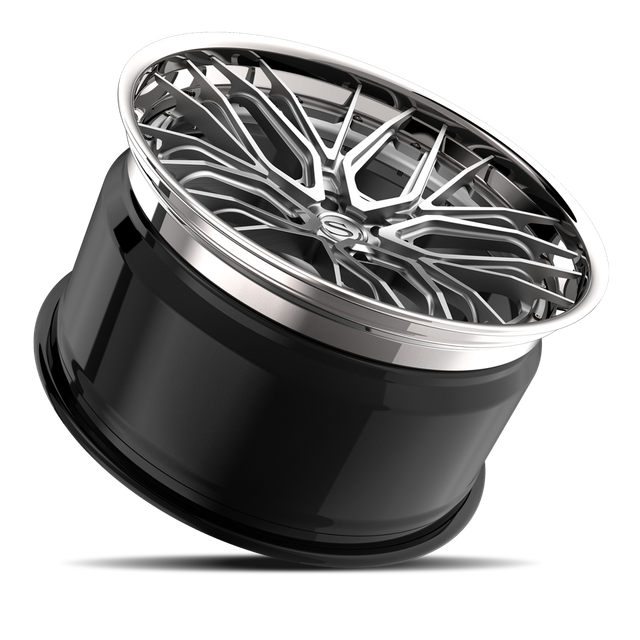 Savini SP-4L · hyperion sp 4 brushed with chrome lip · angle 03
