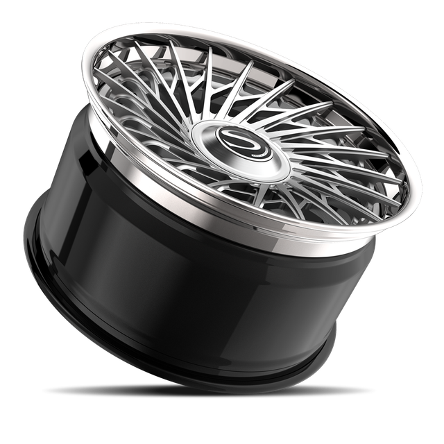 Savini SV95 · hyperion sp 6 brushed with chrome lip · angle 03