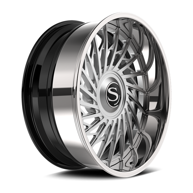 Savini SD-53 · hyperion sp 6s brushed with chrome lip · angle 02