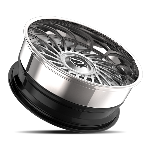Savini SD-53 · hyperion sp 6s brushed with chrome lip · angle 03