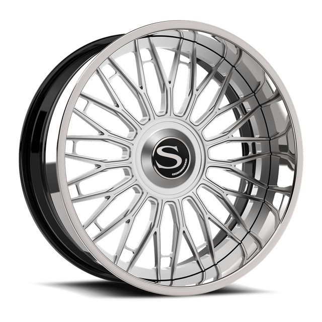 Savini SD-54 · hyperion sp 7s brushed with chrome lip · angle 01