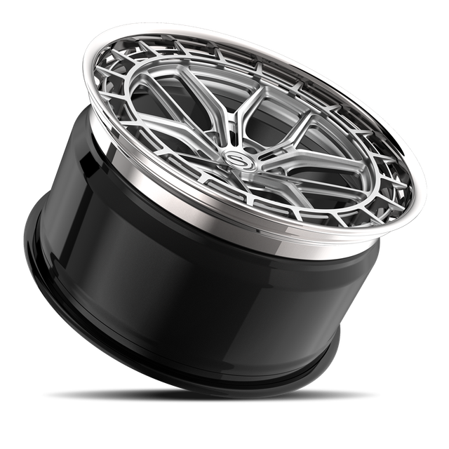 Savini SP-9L · hyperion sp 9 brushed with chrome lip · angle 03