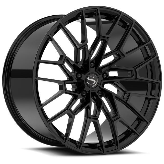 Savini R7 in brushed · gloss black with double dark tint