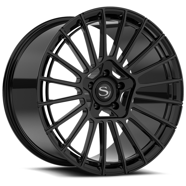 Savini R8 in brushed · gloss black with double dark tint