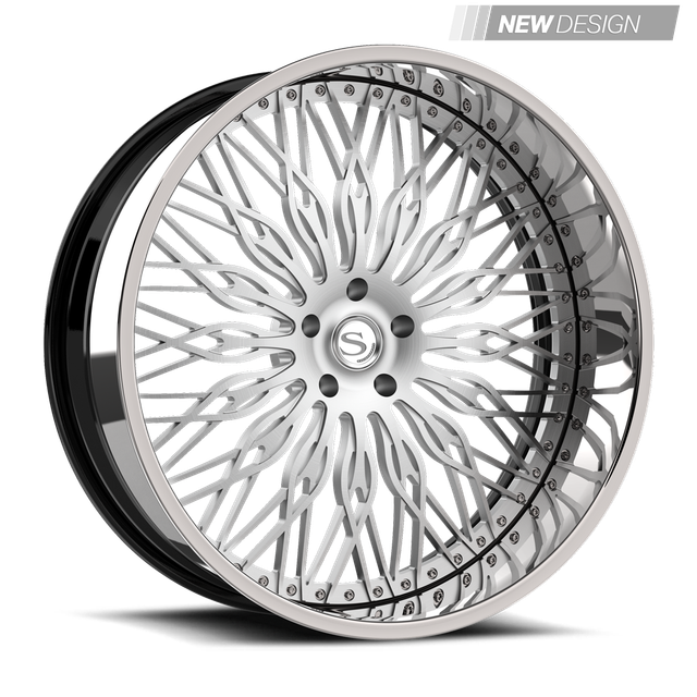 Savini SD-41 in brushed with chrome lip