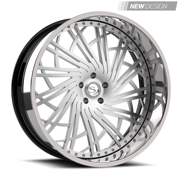 Savini SD-43 in brushed with chrome lip