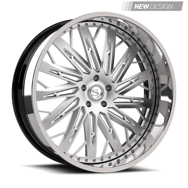 Savini SD-44 in brushed with chrome lip