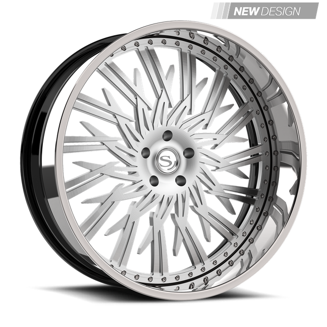 Savini SD-45 in brushed with chrome lip