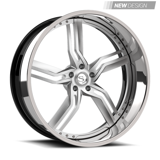 Savini SD-47 in brushed with chrome lip