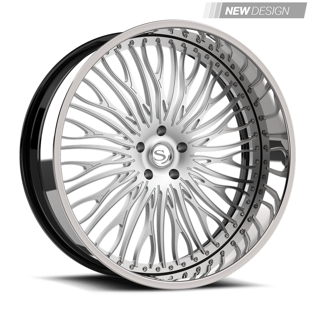 Savini SD-48 in brushed with chrome lip