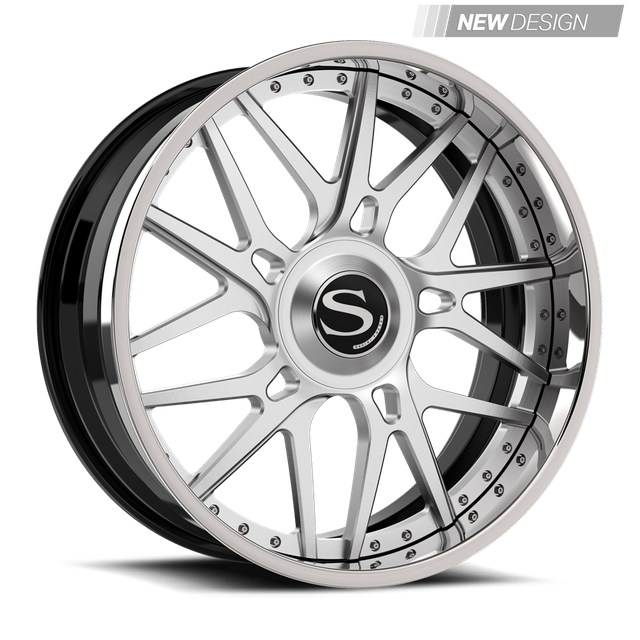 Savini SD-49 in brushed with chrome lip